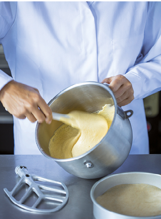 Mixing batter